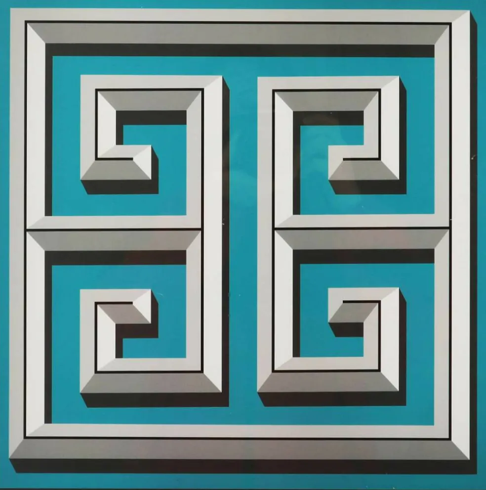 Jonathan Adler x Michaels 14.5" Greek Key Wall Art