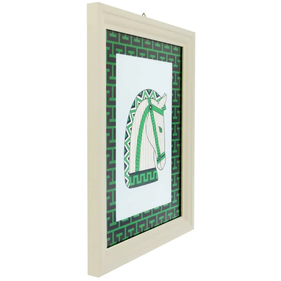 Jonathan Adler x Michaels 18.5" Green, Black & White Grecian Horse Wall Décor