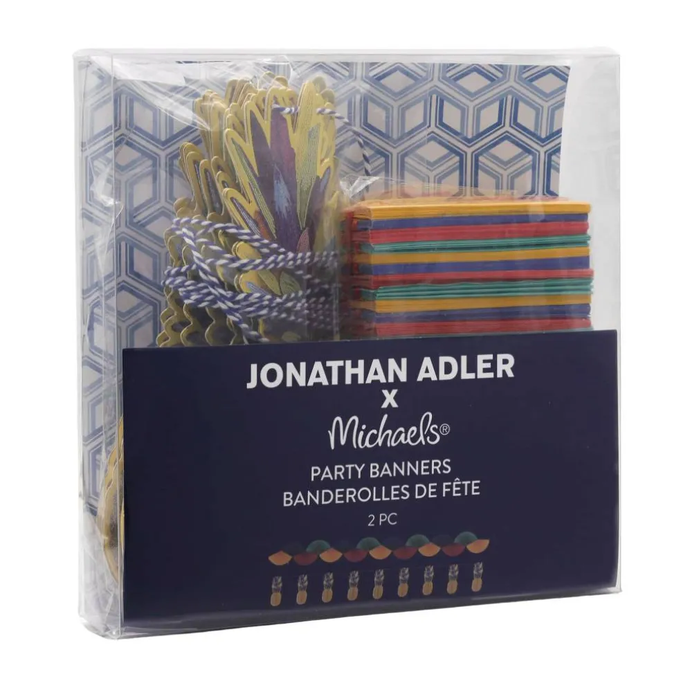 Jonathan Adler x Michaels Honeycomb Pineapple Banner Set