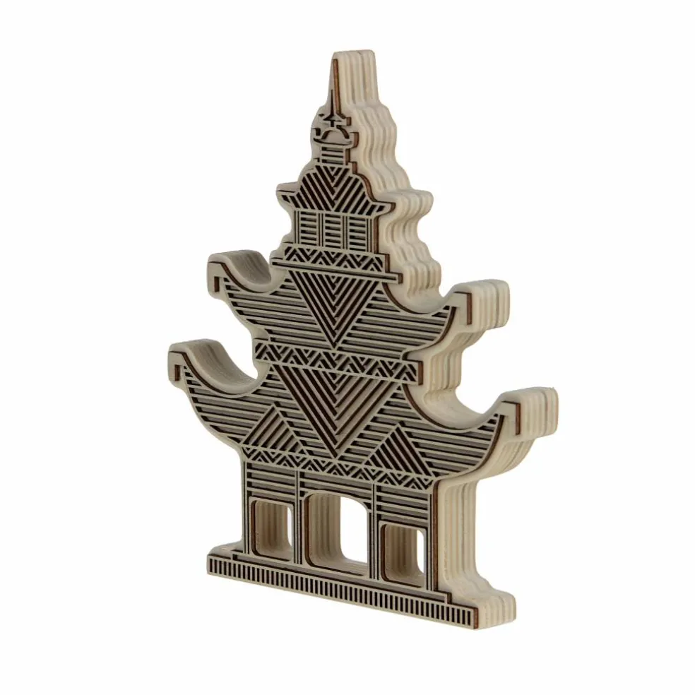 Jonathan Adler x Michaels 8" Linear Pagoda DIY Wood Décor