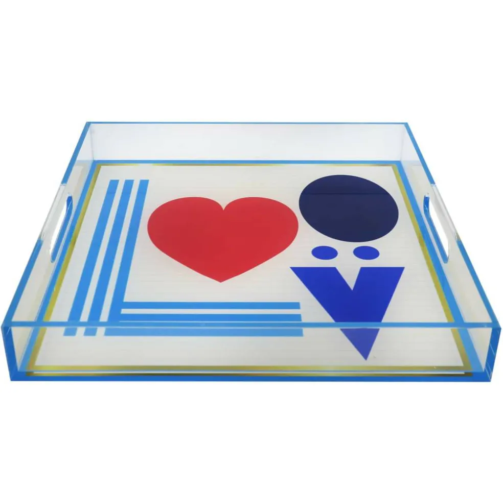 Jonathan Adler x Michaels 10.5" Love Acrylic Tabletop Tray