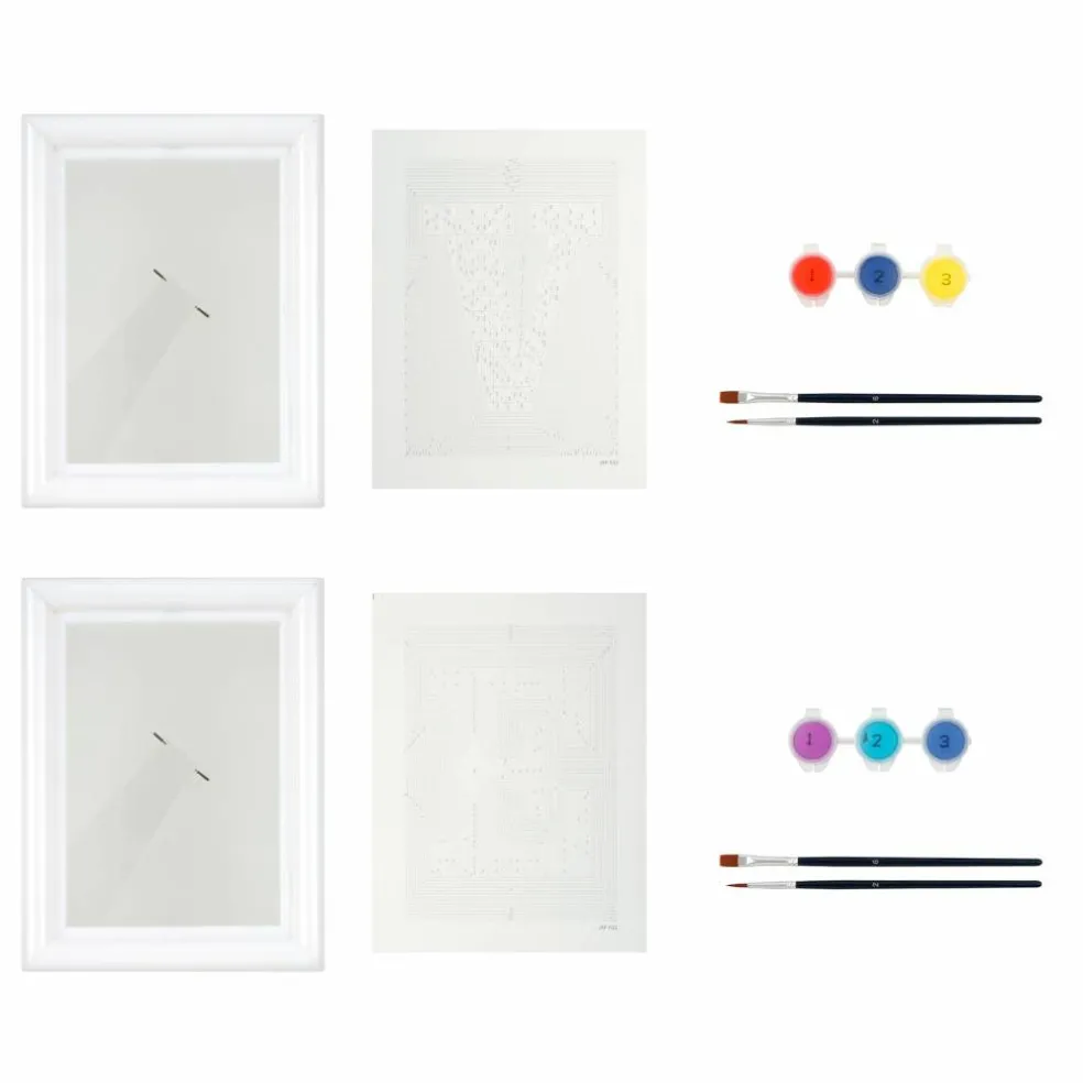 Jonathan Adler x Michaels LOVE Paint-By-Number Framed Gallery Kit