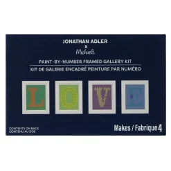 Jonathan Adler x Michaels LOVE Paint-By-Number Framed Gallery Kit