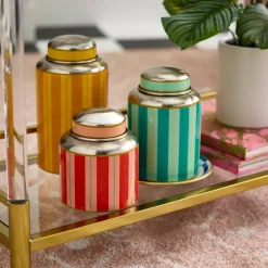Jonathan Adler x Michaels 8" Metal Container with Lid