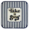 Jonathan Adler x Michaels 12.25" Navy Take it Easy Ceramic Plate