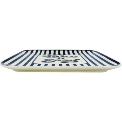 Jonathan Adler x Michaels 12.25" Navy Take it Easy Ceramic Plate