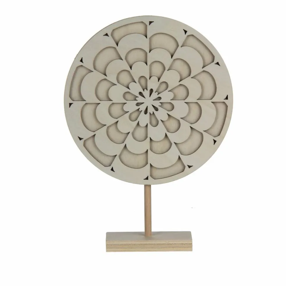 Jonathan Adler x Michaels 8.5" Op Art Flower DIY Wood Tabletop Décor with Stand