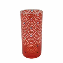 Jonathan Adler x Michaels 15.2oz. Red Honeycomb Highball Glass