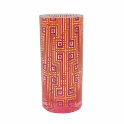 Jonathan Adler x Michaels 15.2oz. Red Geometric Highball Glass