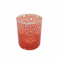 Jonathan Adler x Michaels 10.8oz. Red Honeycomb Glass Cup