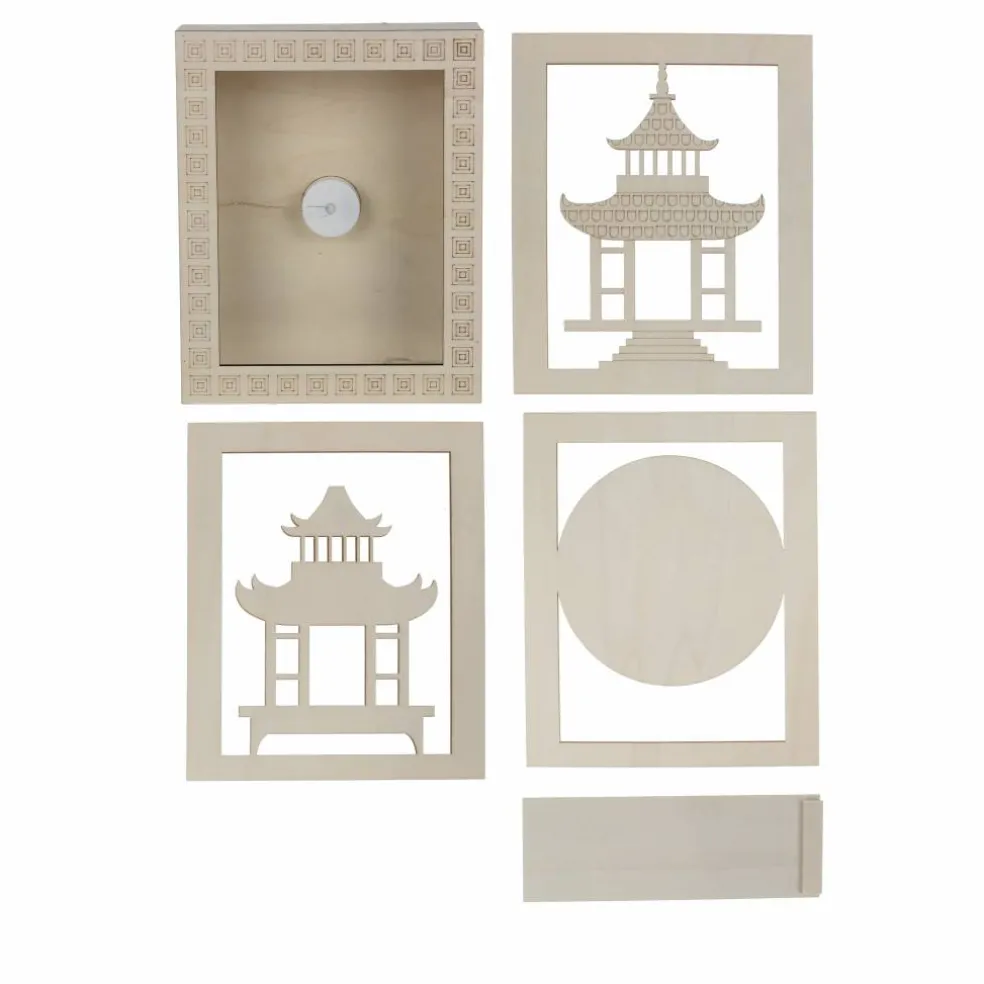 Jonathan Adler x Michaels 8.75" Pagoda DIY LED Shadow Box Décor