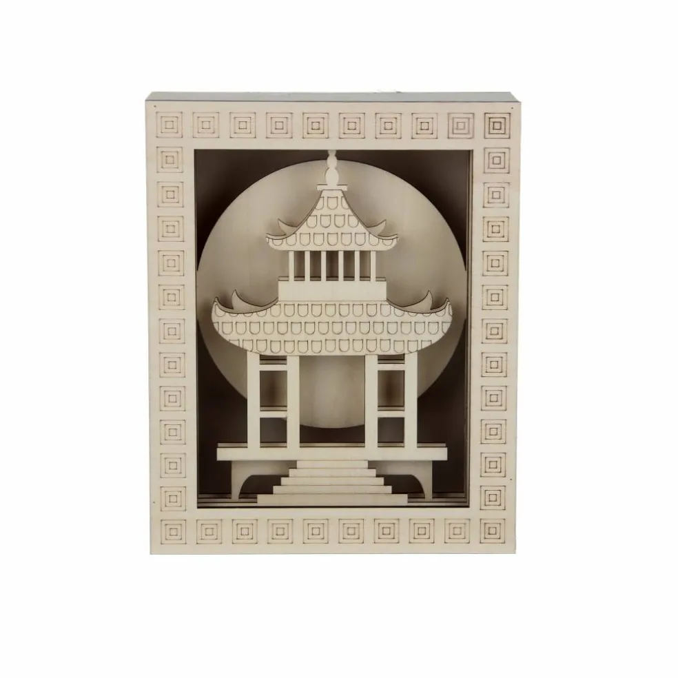 Jonathan Adler x Michaels 8.75" Pagoda DIY LED Shadow Box Décor