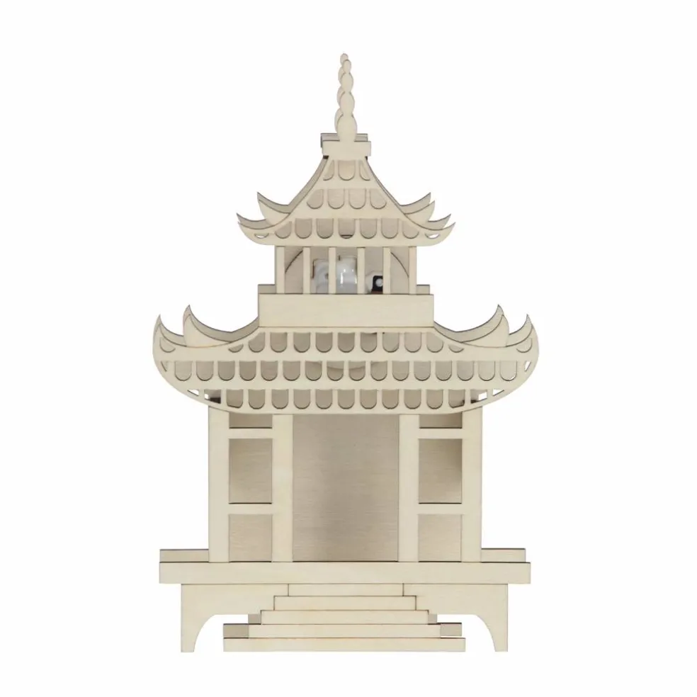 Jonathan Adler x Michaels 7.75" Pagoda DIY LED Wood Décor