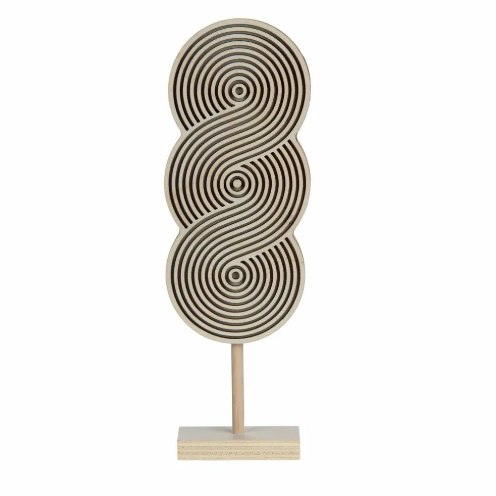 Jonathan Adler x Michaels 9.25" Pompidou Loops Trio DIY Wood Tabletop Décor with Stand