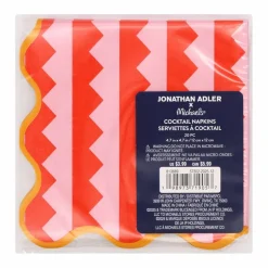 Jonathan Adler x Michaels Red Print Cocktail Napkins, 20ct.