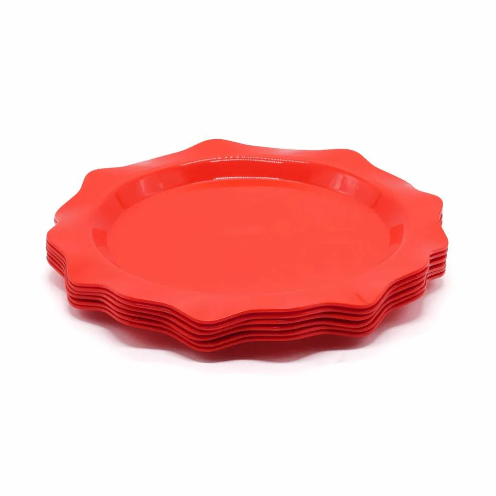 Jonathan Adler x Michaels 13" Red Charger Plates, 6ct.