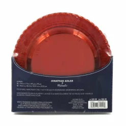 Jonathan Adler x Michaels Red Plastic Plates Set