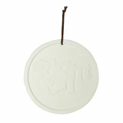 Jonathan Adler x Michaels 8" Right On DIY Round Ceramic Plaque