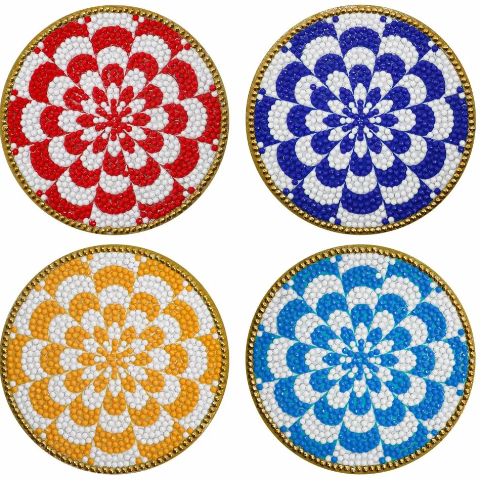 Jonathan Adler x Michaels Round Flower Diamond Art Coaster Kit