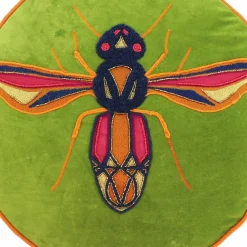 Jonathan Adler x Michaels 18" Round Bee Beaded Pillow