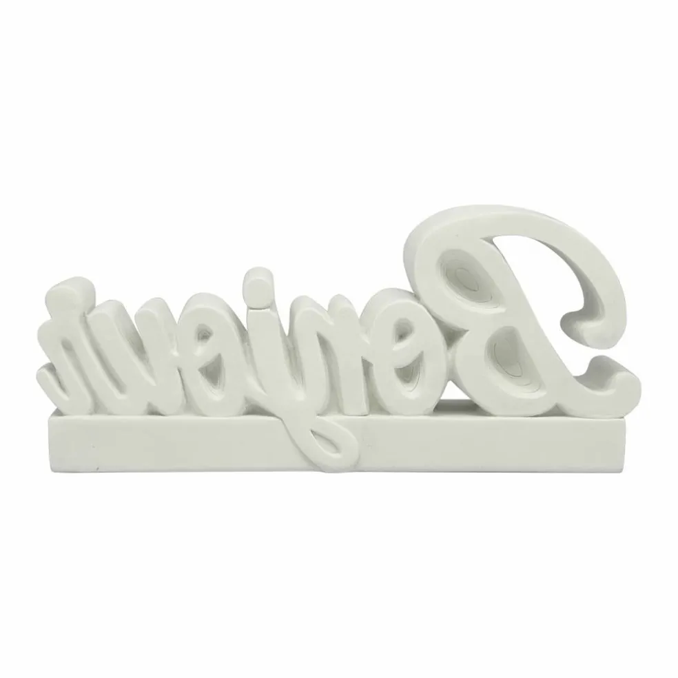Jonathan Adler x Michaels 9" Script DIY Resin Bonjour Figurine