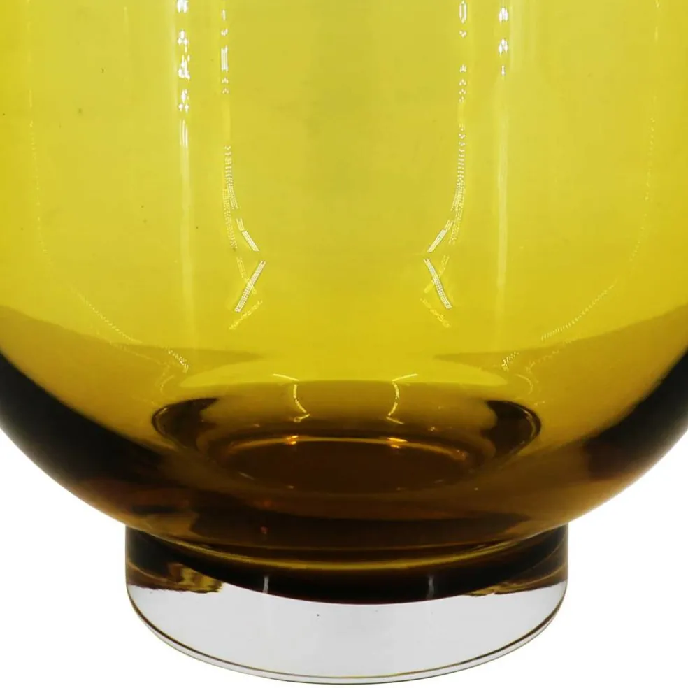 Jonathan Adler x Michaels 7.75" Short Yellow Glass Vase