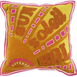 Jonathan Adler x Michaels 18" Sun Soleil Beaded Embroidered Pillow