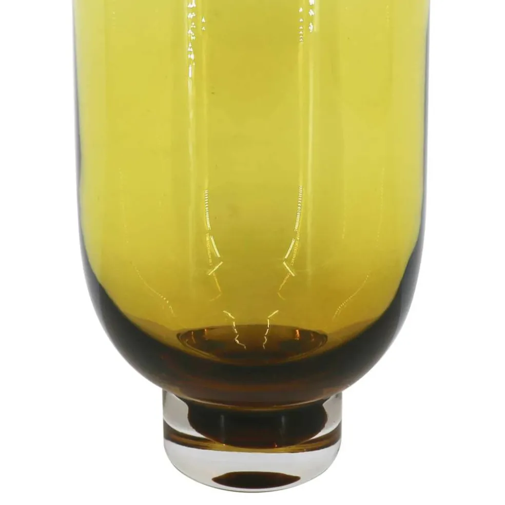 Jonathan Adler x Michaels 13.5" Tall Yellow Glass Vase