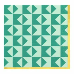 Jonathan Adler x Michaels Teal Print Cocktail Napkins, 20ct.