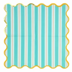 Jonathan Adler x Michaels Teal Stripe Lunch Napkins, 20ct.