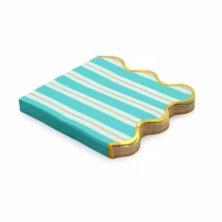 Jonathan Adler x Michaels Teal Stripe Lunch Napkins, 20ct.
