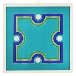 Jonathan Adler x Michaels 14.5" Teal Stylized X Wall Art