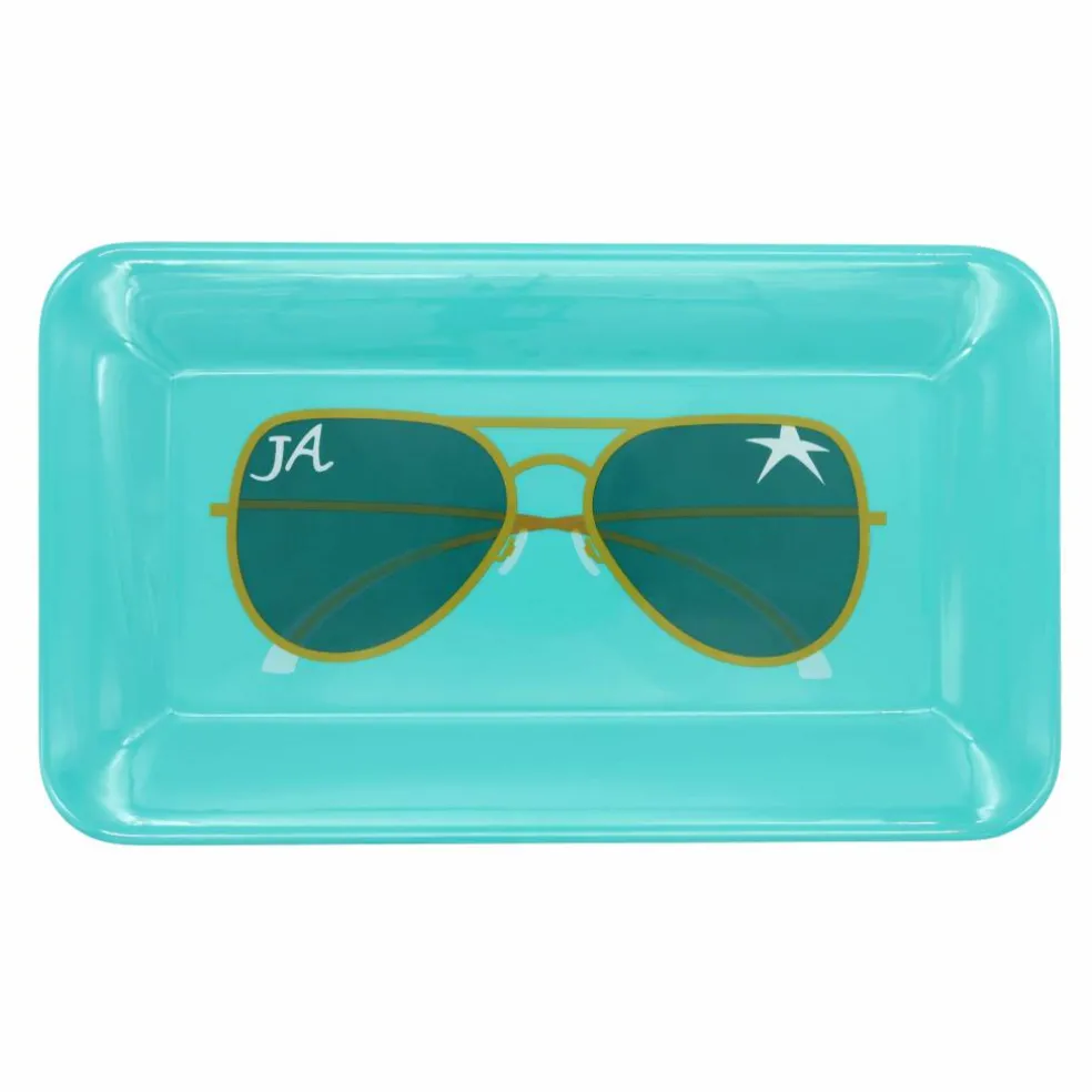 Jonathan Adler x Michaels Teal Sunglasses Melamine Serving Platter