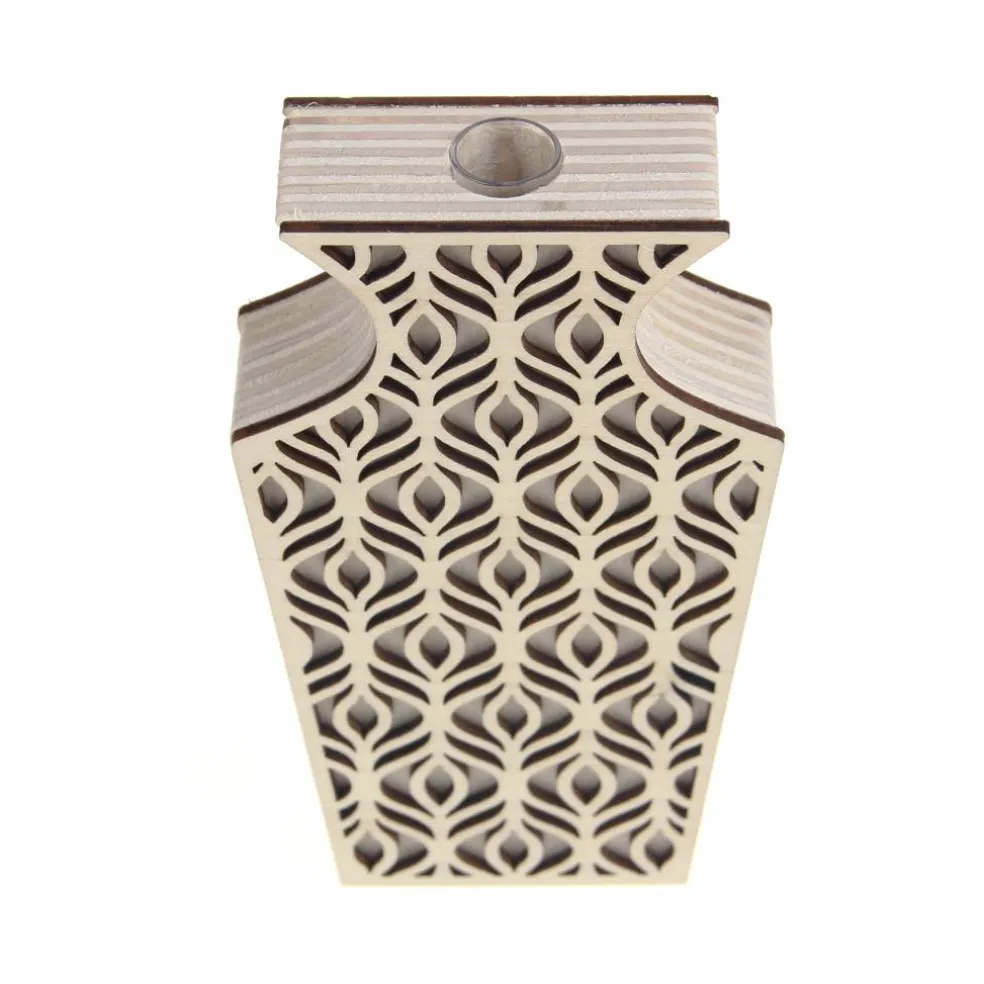 Jonathan Adler x Michaels 5" Wavy Lattice DIY Wood Vase