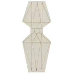 Jonathan Adler x Michaels 19.25" White Triangle Decorative Vase