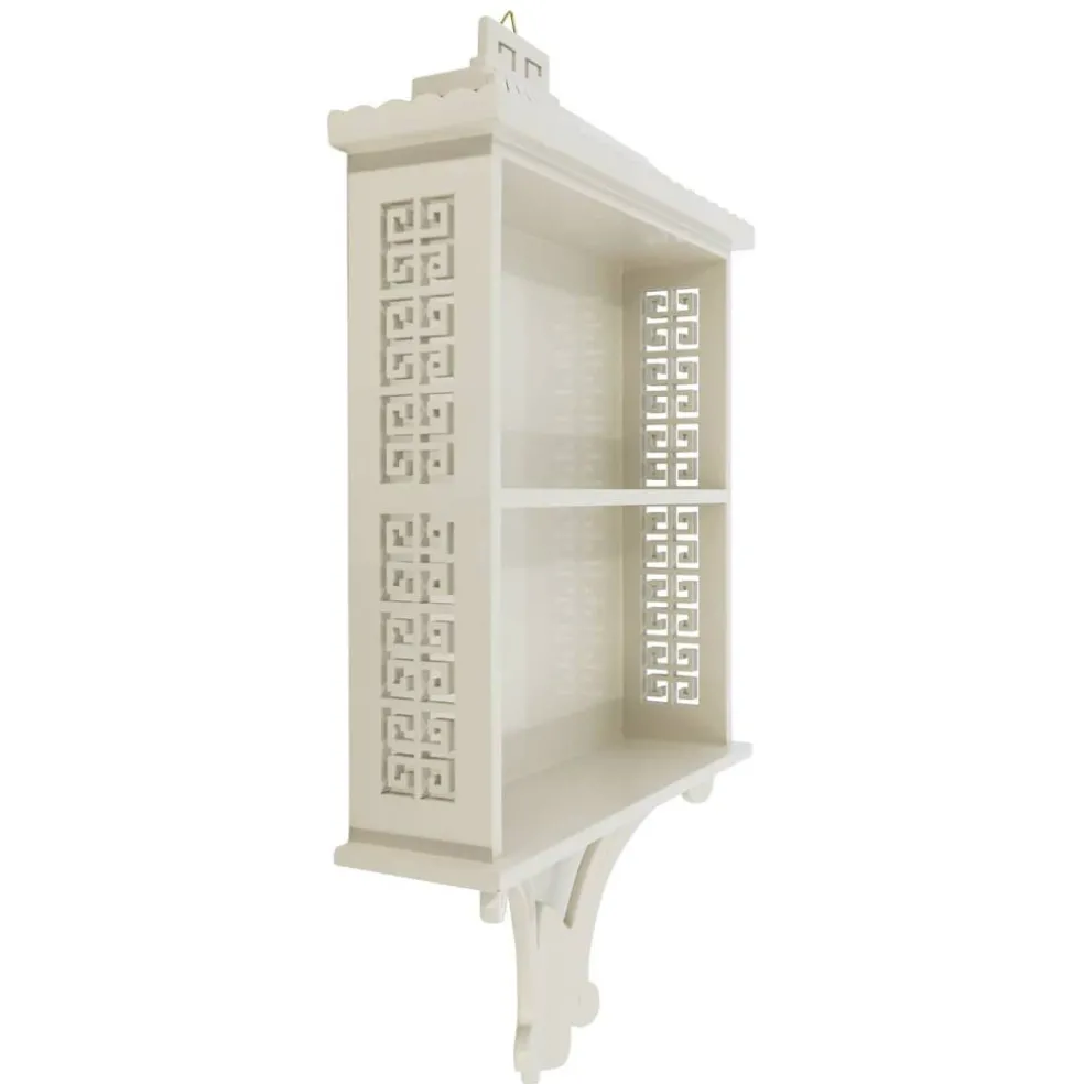 Jonathan Adler x Michaels 24" White Greek Key Wall Cubby