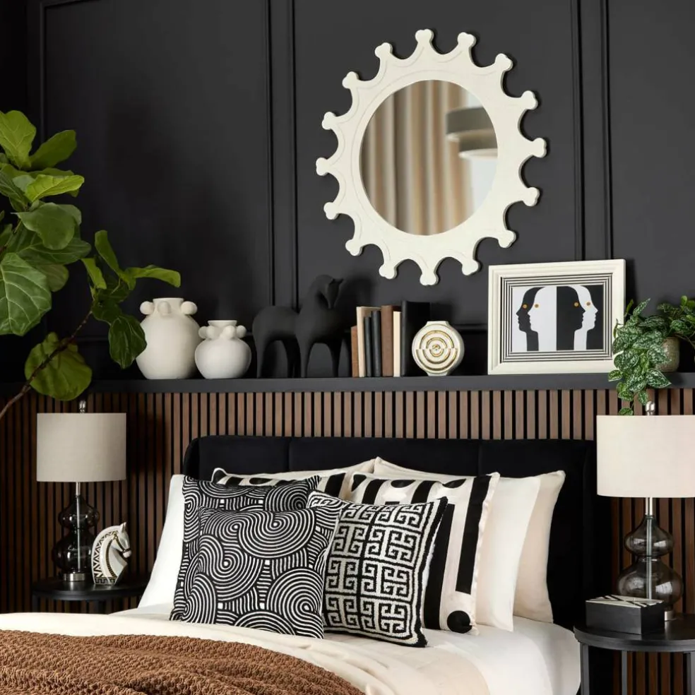 Jonathan Adler x Michaels 35.25" White Cog Mirror Wall Décor