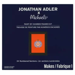 Jonathan Adler x Michaels 5" x 7" Apple Paint-By-Number Framed Kit