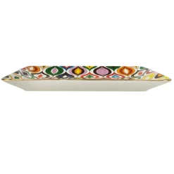 Jonathan Adler x Michaels 6.25" x 11.5" Bargello Waves Ceramic Plate