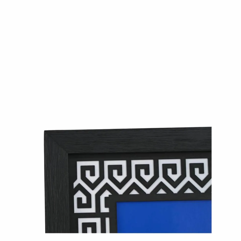 Jonathan Adler x Michaels 5" x 7" Black & White Greek Key Matted Wood Tabletop Frame