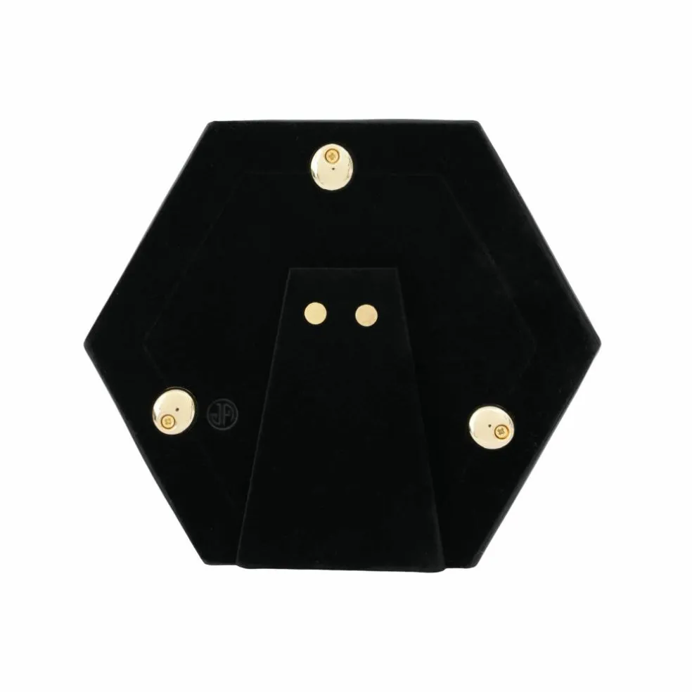 Jonathan Adler x Michaels 4" x 4" Black & White Hexagonal Tabletop Frame