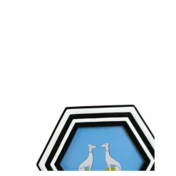 Jonathan Adler x Michaels 4" x 4" Black & White Hexagonal Tabletop Frame