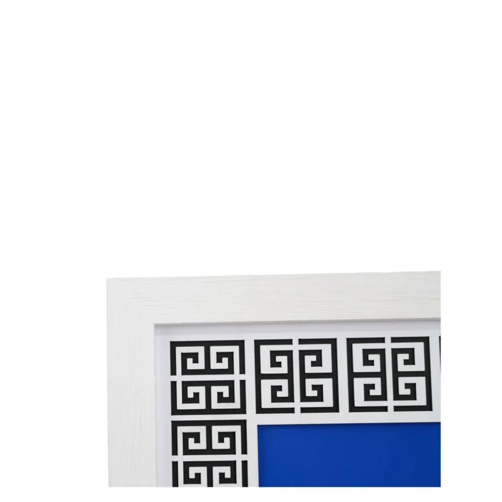 Jonathan Adler x Michaels 5" x 7" Black & White Greek Key Matted Wood Tabletop Frame
