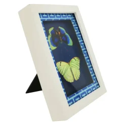 Jonathan Adler x Michaels 5.75" x 7.75" Blue & White Butterfly Art