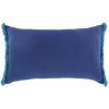Jonathan Adler x Michaels 12" x 20" Blue Swirl Stripe Pillow