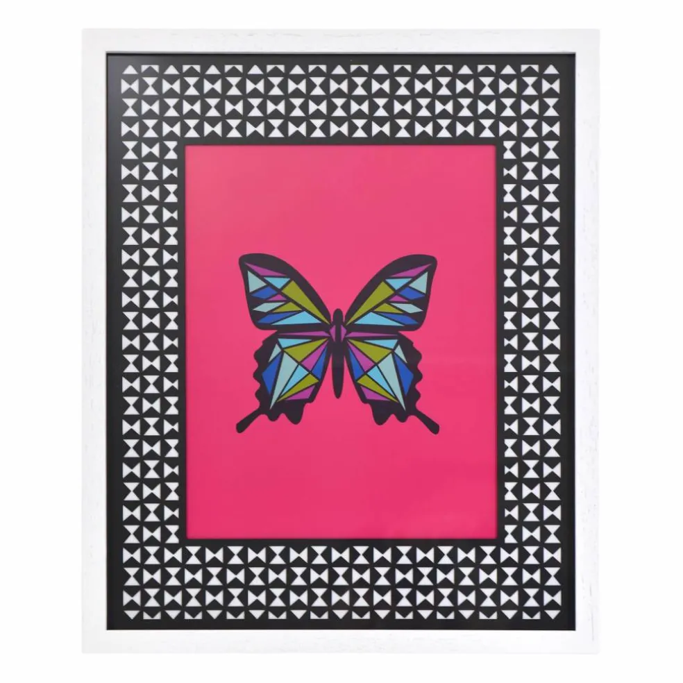 Jonathan Adler x Michaels 11" x 14" Black & White Bow Tie Matted Wood Wall Frame