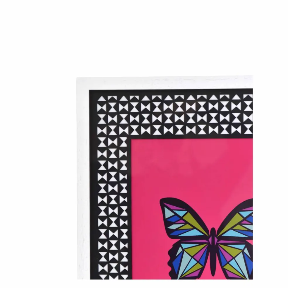 Jonathan Adler x Michaels 11" x 14" Black & White Bow Tie Matted Wood Wall Frame