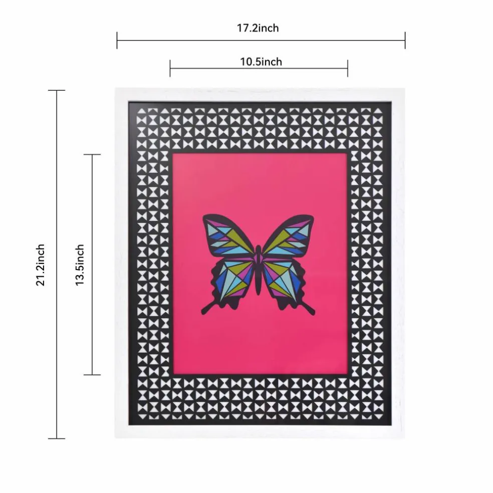 Jonathan Adler x Michaels 11" x 14" Black & White Bow Tie Matted Wood Wall Frame