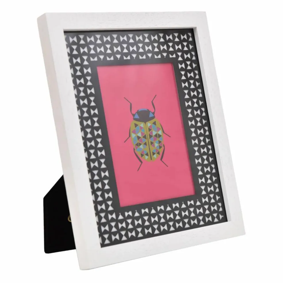 Jonathan Adler x Michaels 5" x 7" Black & White Bow Tie Matted Wood Tabletop Frame