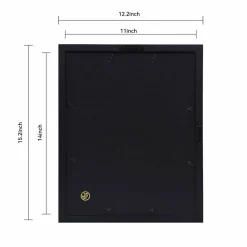 Jonathan Adler x Michaels 5" x 7" Black Diamond Matted Wood Wall Frame